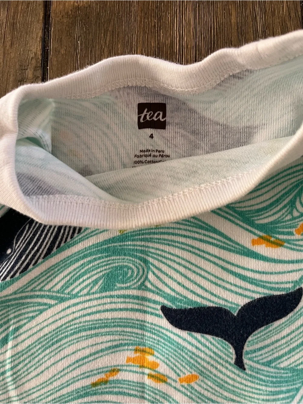 Tea Collection Whale Print Toddler Pajama